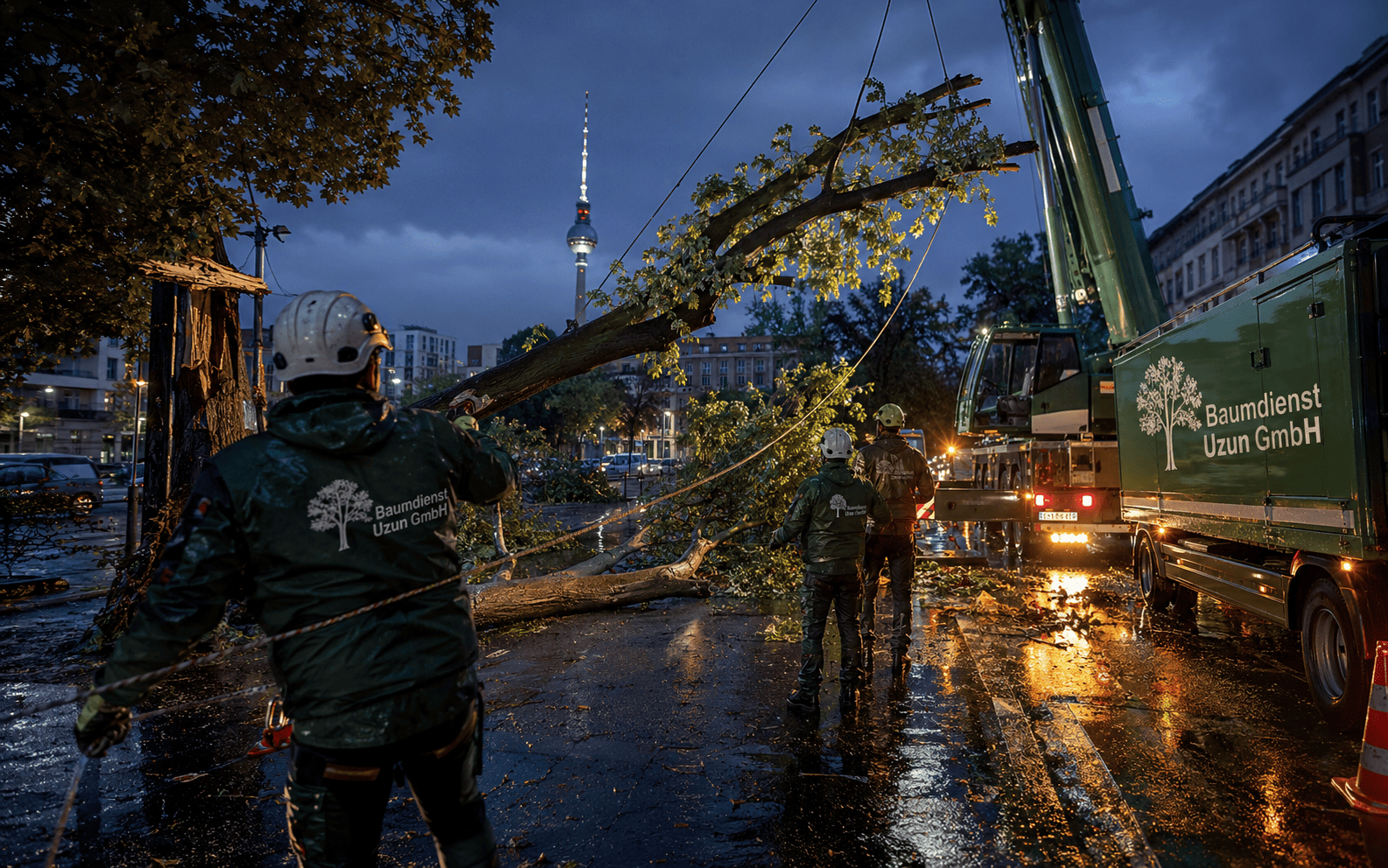 Nachteinsatz nach Sturm