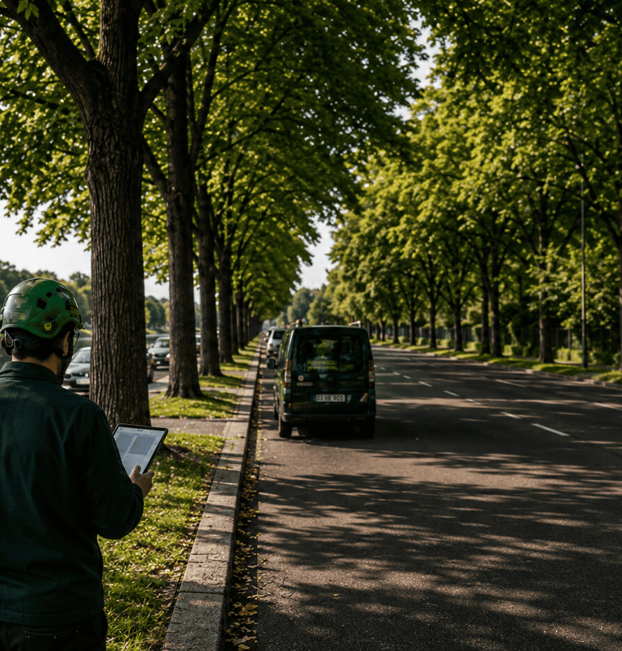 Verkehrssicherheit Allee